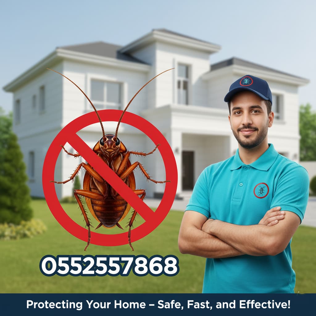 شركة مكافحة صراصير بالخرج 0552557868