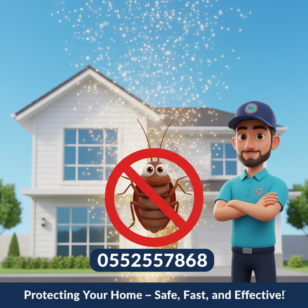 شركة مكافحة صراصير بالخرج 0552557868