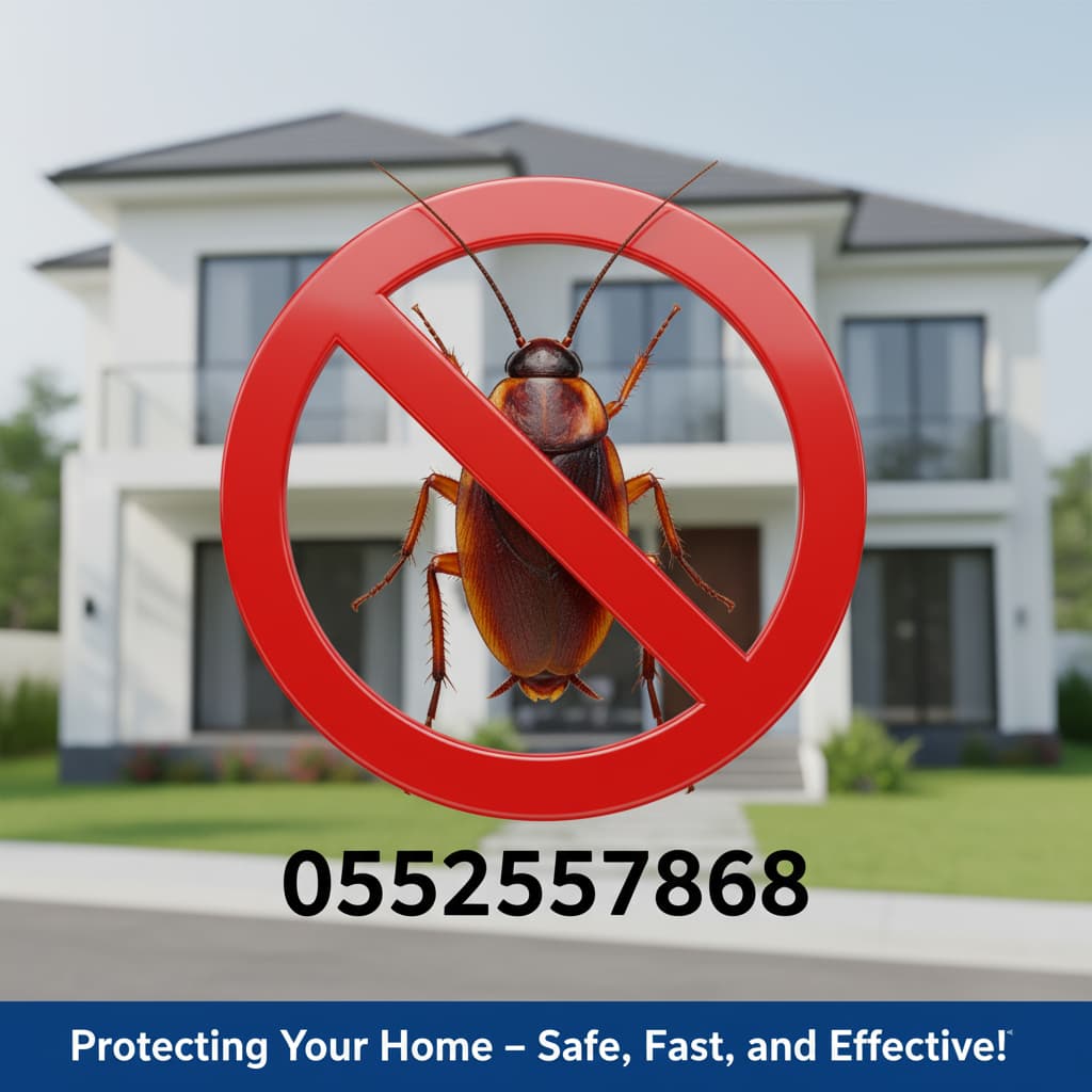 شركة مكافحة صراصير بالخرج 0552557868