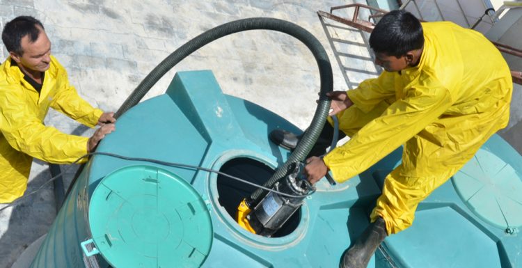 شركة تنظيف خزانات بالدلم 