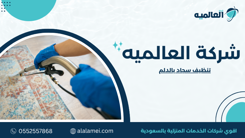 تنظيف سجاد بالدلم